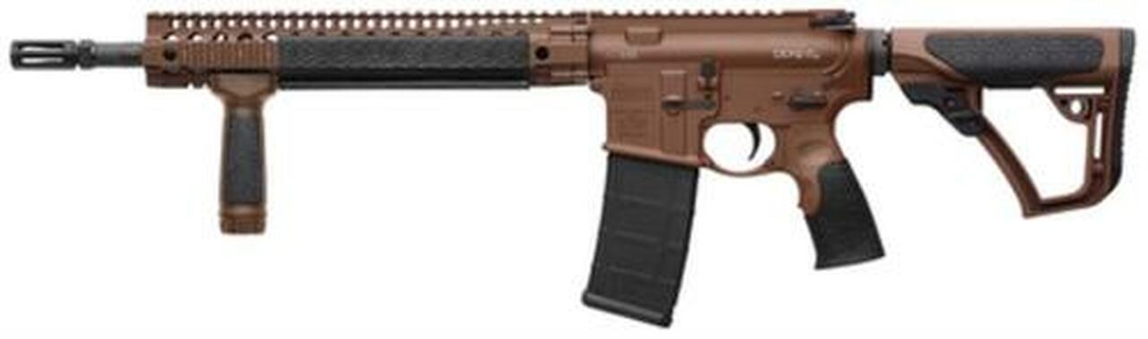 Daniel Defense DDM4 v5 5.56mm,14.5″ Barrel With Extended DD Flash Suppressor (Total Barrel 16″), Mil Spec + Cerakote Finish, 32rd