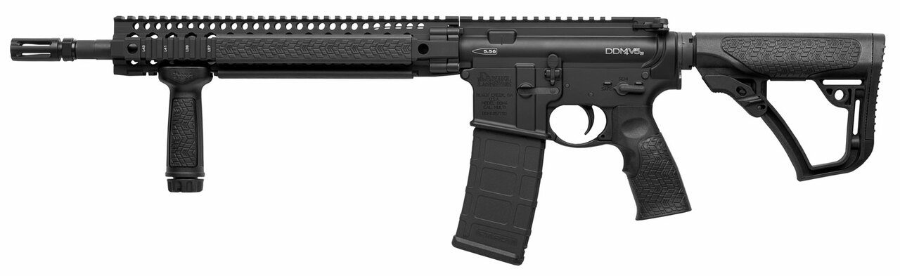 Daniel Defense DDM4 V5S .223/5.56, 14.5″, 30rd, Black
