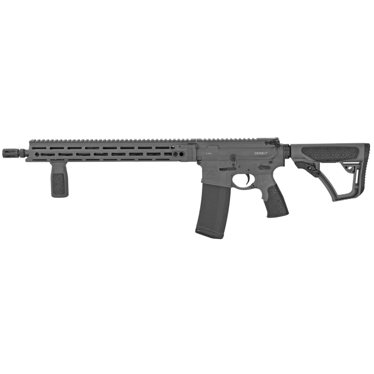 Daniel Defense DDM4V7 223 Rem/5.56mm, 16″ Barrel, Tornado Grey, M-Lok, 10rd, CA Compliant