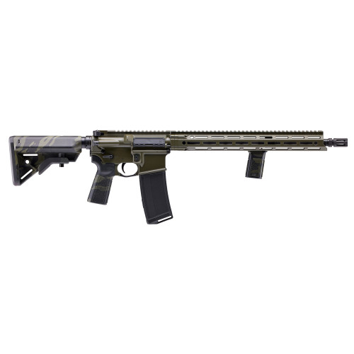 Daniel Defense DDM4V7 Distributor Exclusive 223 Remington/5.56x45mm, 16″ Barrel, Black And Olive Drab Green Camo, B5 Vertical Grip, 32rd