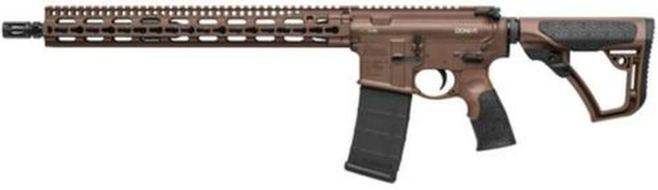 Daniel Defense M4V11 Mid-Length 5.56 AR-15 Brown Cerakote Finish, 15″ KeyMod Forend 30 Rd Mag