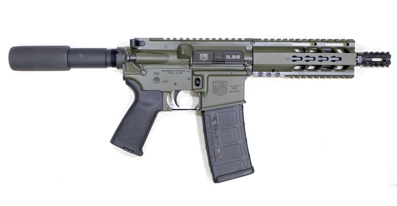 DB15 5.56mm OD Green Semi-Automatic Pistol