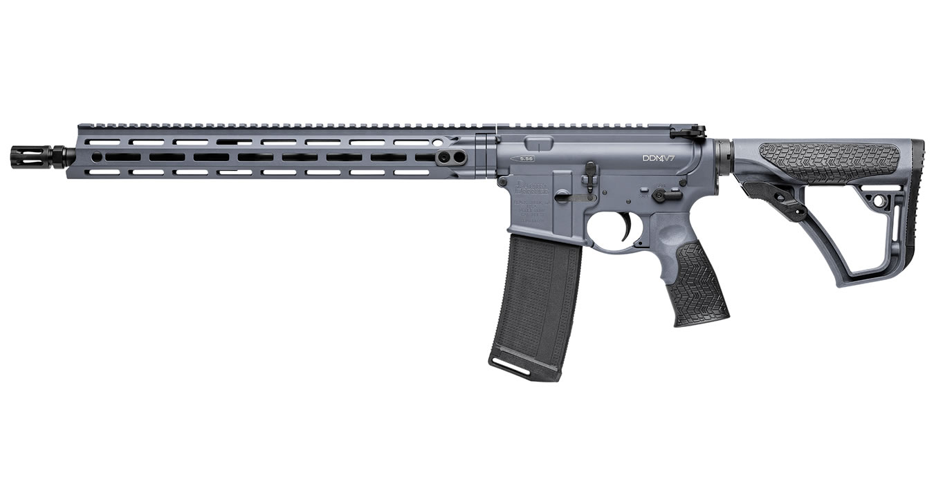 DDM4 V7 5.56mm Semi-Auto Rifle with Tornado Gray Cerakote Finish