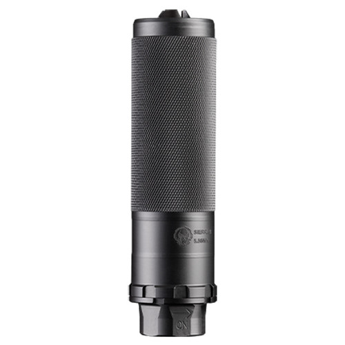 Dead Air Armament Sierra 5 XM, Suppressor 5.56mm, 17-4PH Stainless Steel Construction, Cerakote Finish, Black, Includes – Xeno Adaptor, Xeno 1/2X28 Flash Hider, TL Tool Pack