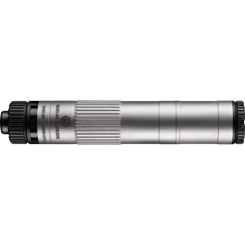 Dead Air Mojave 9 Modular 9mm Silver Silencer w/1/2″-28 Piston