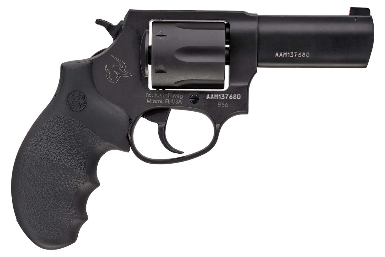 Defender 856 38 Special Black Revolver with Front Night Sight