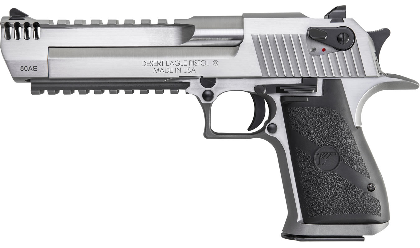 Desert Eagle .50 A.E. Stainless with Integral Muzzle Brake