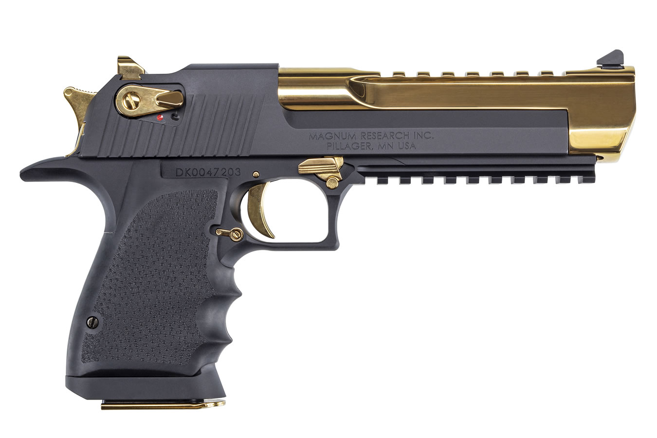 Desert Eagle 50AE Semi-Automatic Pistol with Titanium Gold Slide