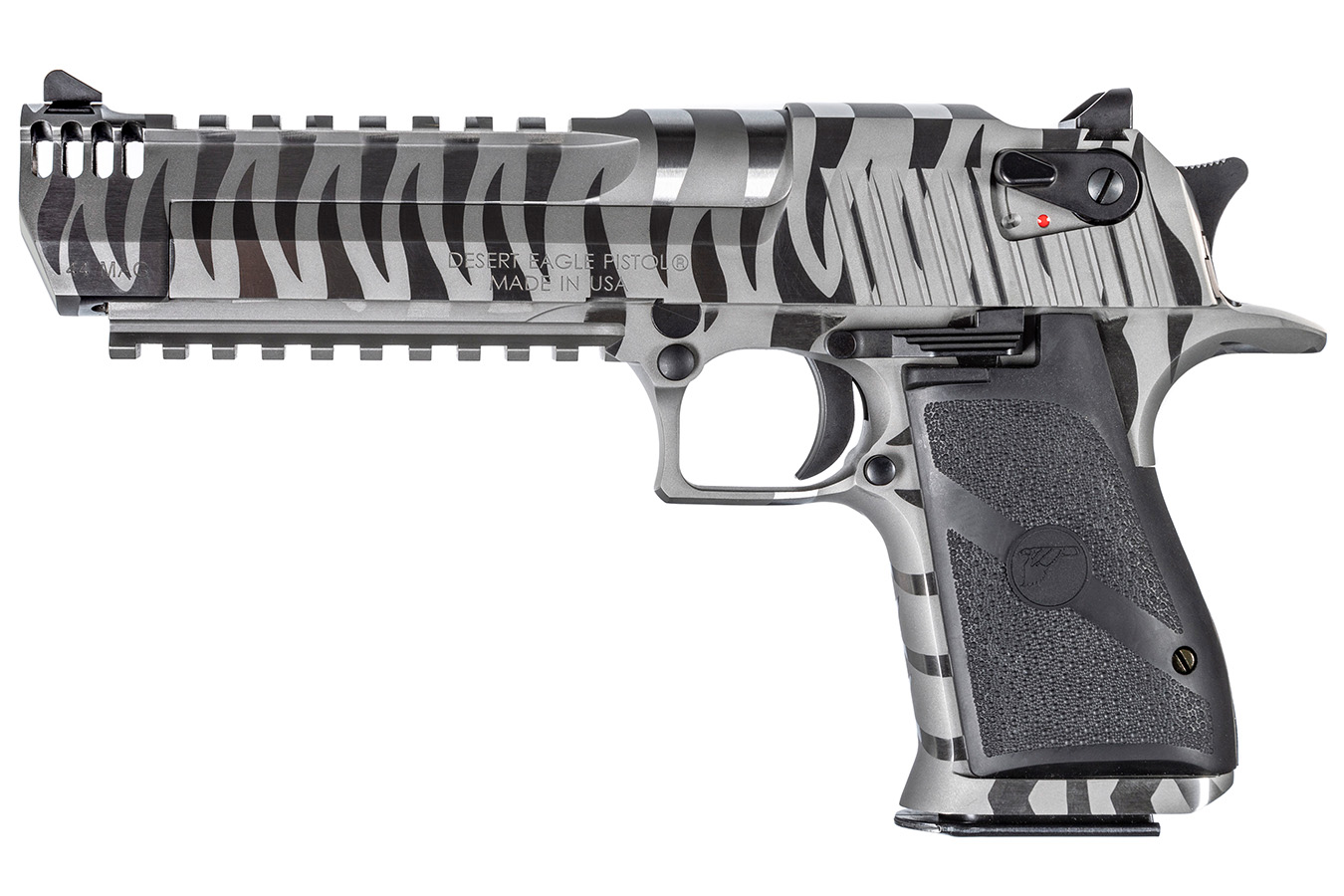 Desert Eagle Mark XIX 44 Magnum Pistol with White Tiger Finish