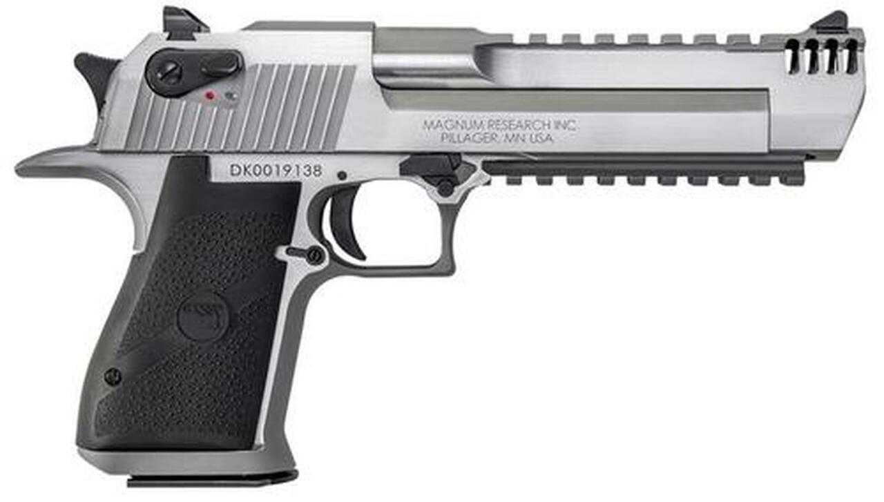 Desert Eagle Mark XIX .50 AE, 6″ Barrel, SS, Muzzle Brake, 7rd Mag