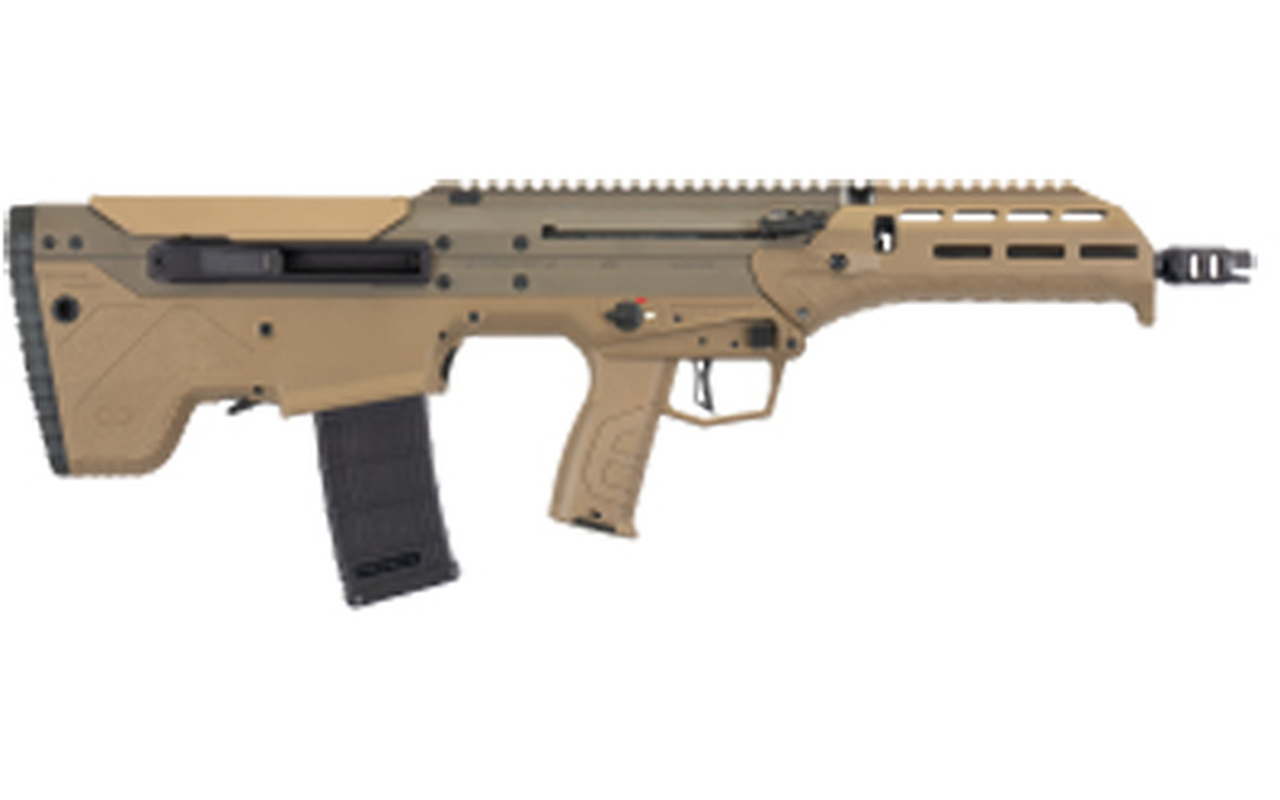 Desert Tech MDRX Bullpup Rifle, 556NATO/223, 16″ Barrel, Flat Dark Earth Color. Polymer Stock, Side Eject Version, 30Rd Mag