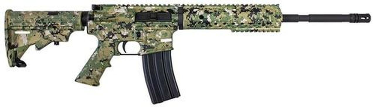 Diamondback AR-15 SA 223/5.56 16″ Barrel, 4Pos Stock Digtl Camo Grn/Black, 30rd