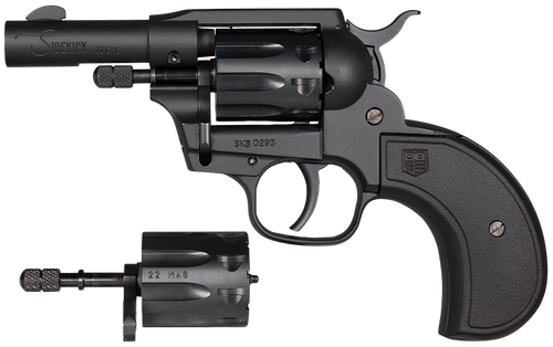Diamondback Birdshead Sidekick 22 LR/22 WMR, 3″ Barrel, Black Cerakote, 9rd