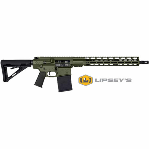 Diamondback Carbon DB10 Lipsey’s Exclusive 308 Winchester, 16″ Threaded Barrel, Olive Drab Green, M-Lok Rail, 20rd