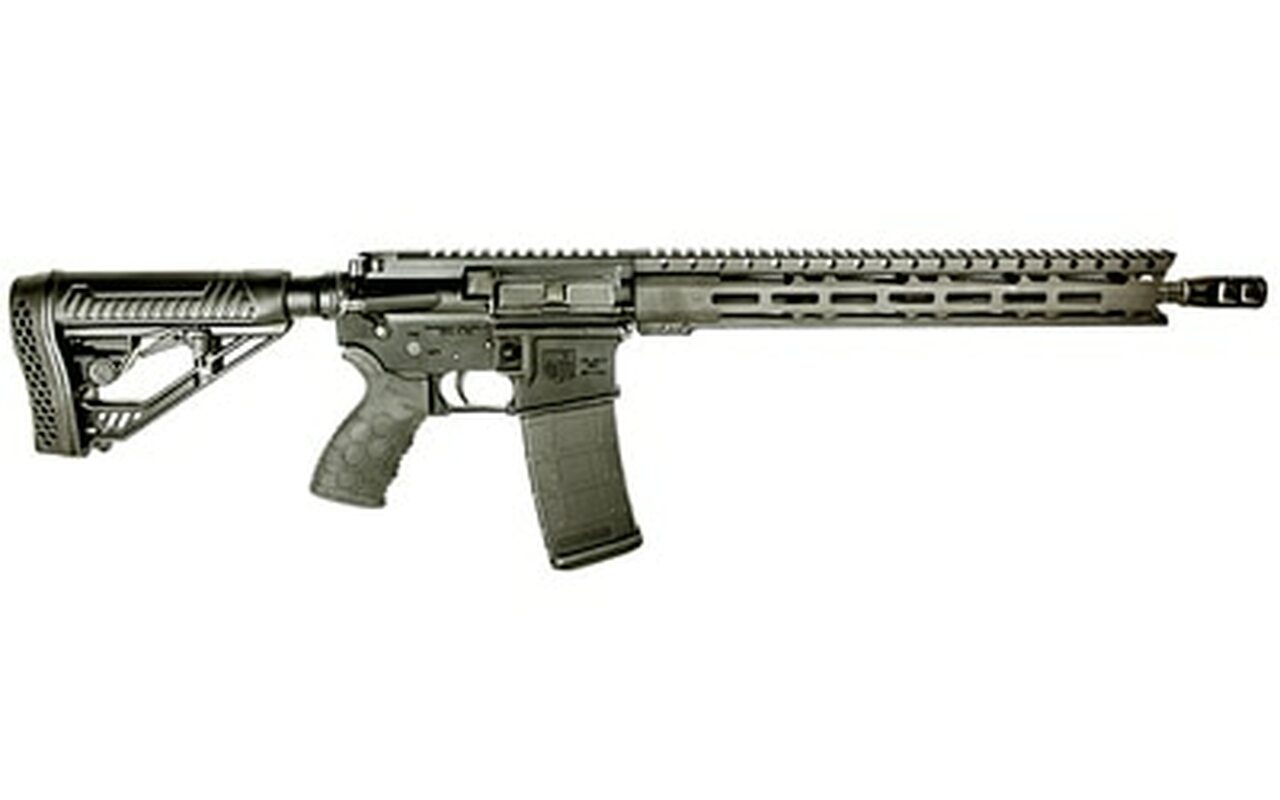 Diamondback DB-15 AR-15 556/223, 16″ Barrel, Hex Mag Grip 15″ M-LOK Rail, 1 30rd PMAG