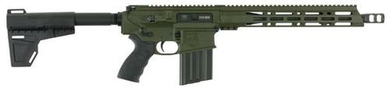 Diamondback DB10 AR10 Pistol, .308 Win, 13.5″, 20rd, OD Green