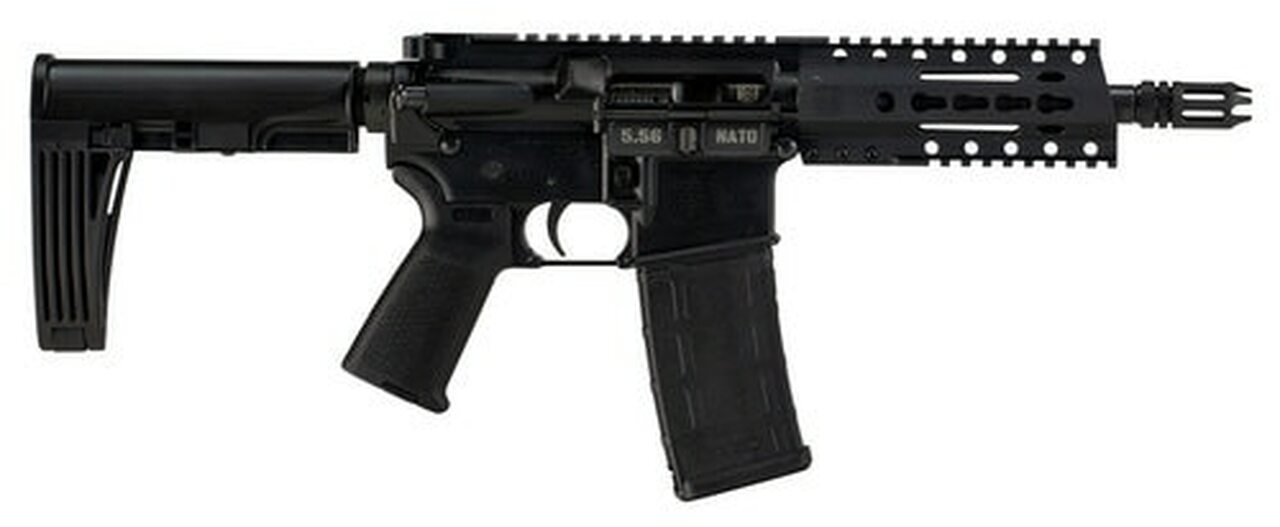 Diamondback DB15, .223/5.56, 7″ Barrel, 30rd, A2 Grips, Black