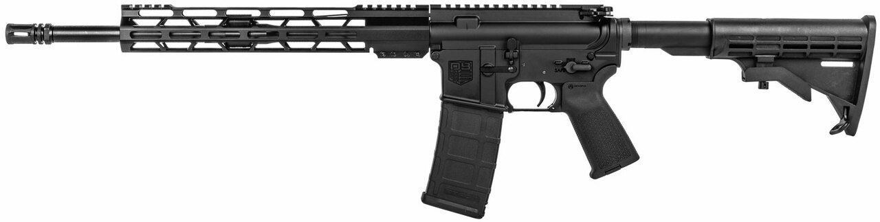 Diamondback DB15 223 Rem,5.56 NATO 16″, Black Nitride Black Hard Coat Anodized 6 Position Stock, 30 rd