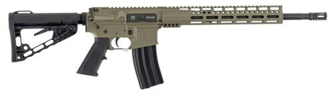 Diamondback DB15, .300 Blackout, 16″, 30rd, M-Lok, Flat Dark Earth/Black Nitride
