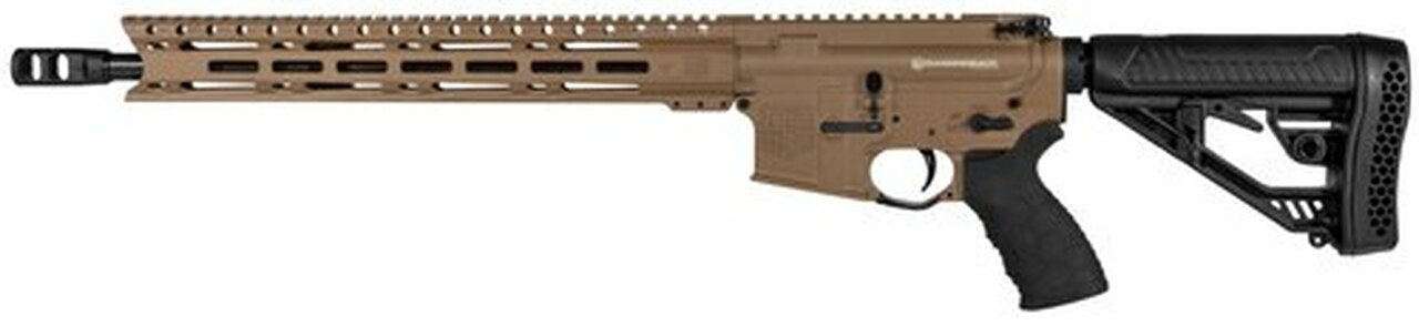 Diamondback DB15 Elite, CA Legal, .223 Rem, 16″ Barrel, Tactical EX Stock, Flat Dark Earth, 10rd