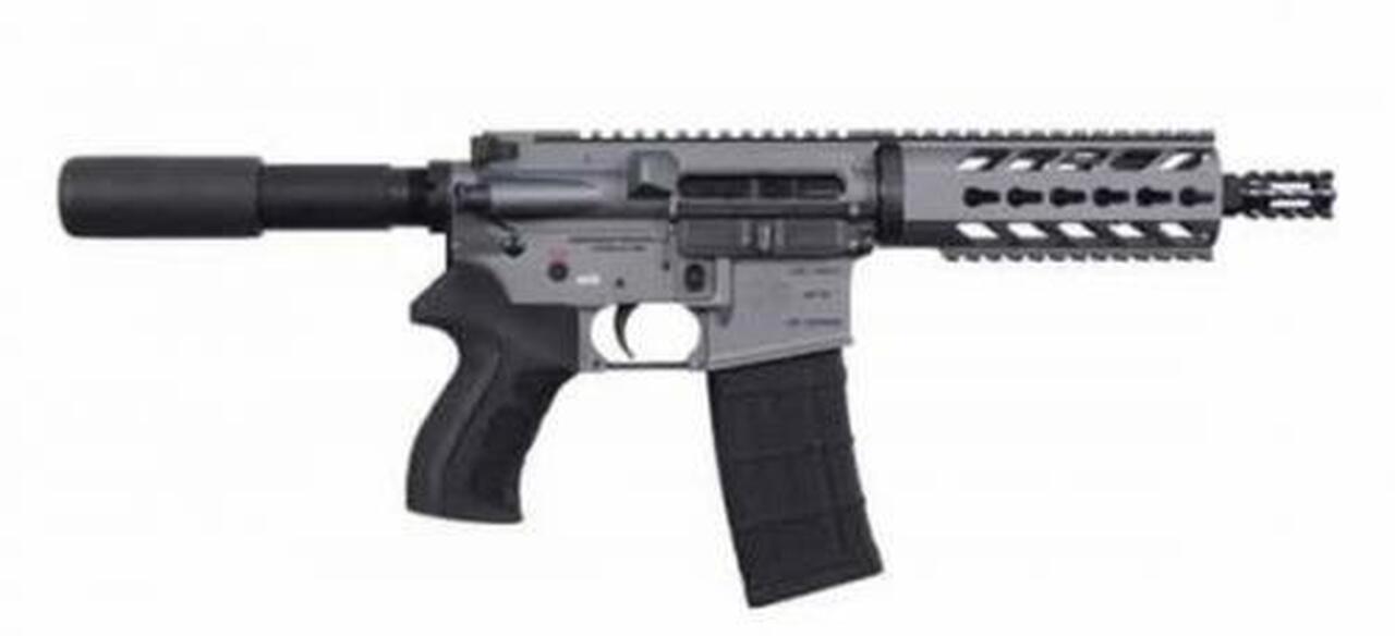 Diamondback DB15 Pistol 223/5.56 7.5″ Barrel Grey Finish, 30rd Mag