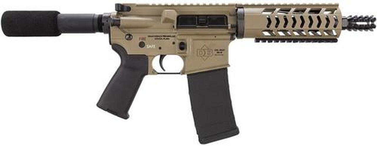 Diamondback DB15 Pistol .223/5.56 Flat Dark Earth 7.5″ Barrel 30rd Mag
