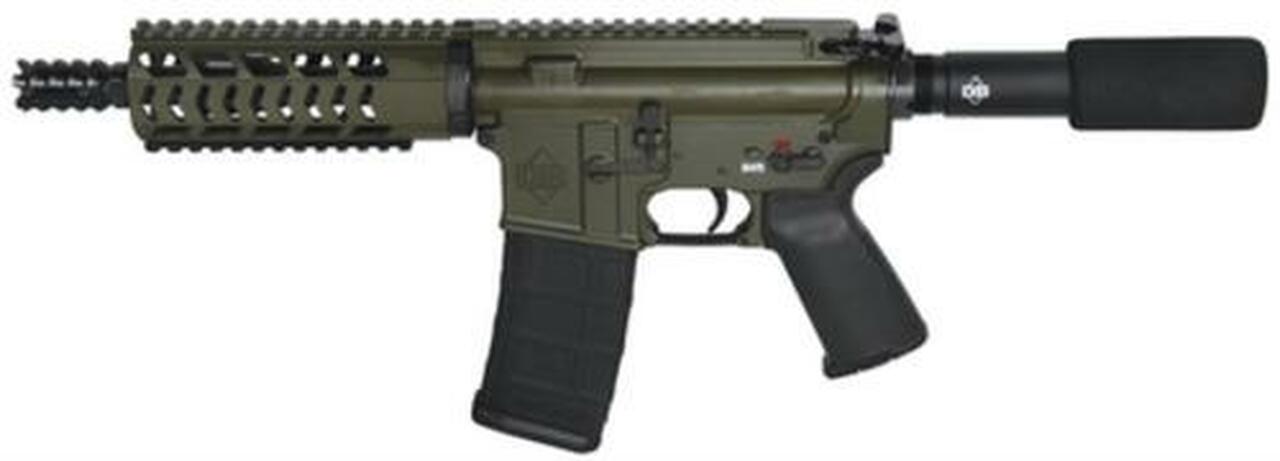 Diamondback DB15 Pistol 5.56/223 7.5″ Barrel Olive Drab Green Finish 30rd Mag