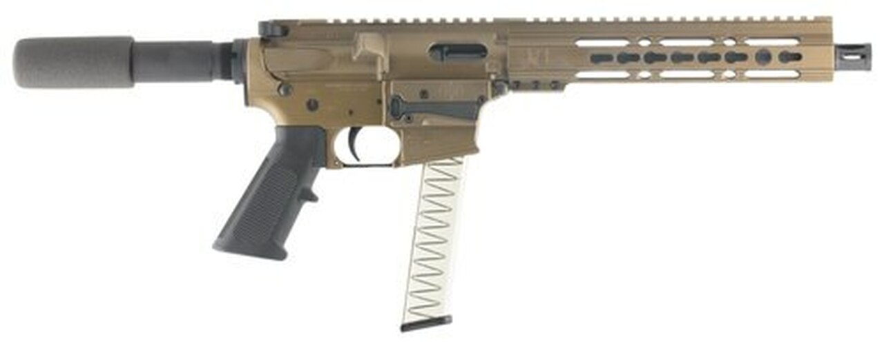 Diamondback DB9, 9mm, 10″ Barrel, 31rd, Burnt Bronze