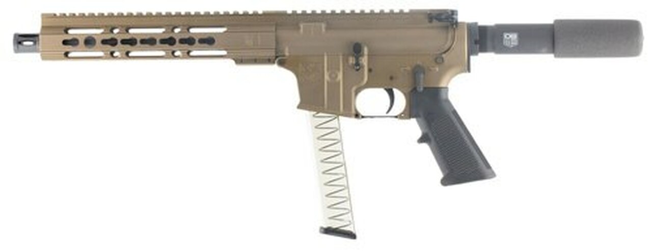 Diamondback DB9, 9mm, 10″ Barrel, 31rd, Burnt Bronze