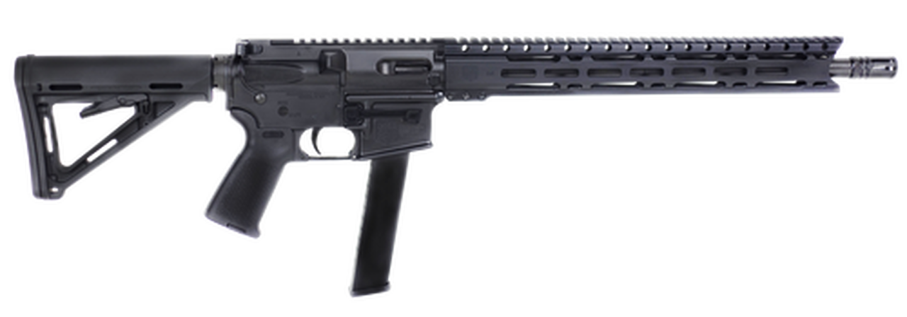 Diamondback DB9 9mm, 16″, Black Adjustable Magpul MOE, Black, 32rd