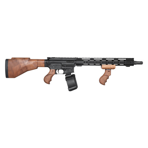 Diamondback DB9R 9mm, 16″ Barrel, Wood Furniture, Includes Savior Equipment Ultimate Guitar Case, 50rd