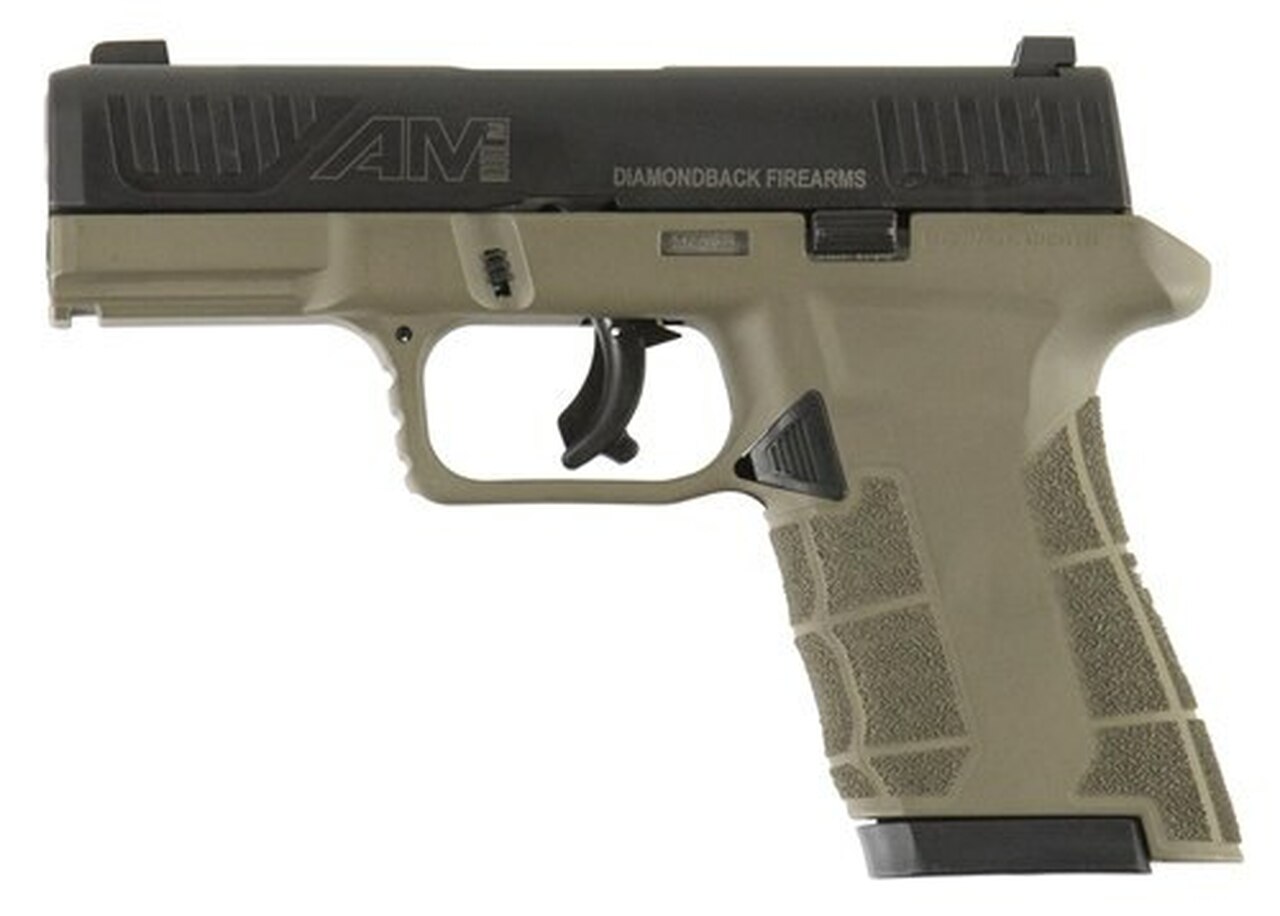 Diamondback DBAM29 Sub-Compact, 9mm, 3.5″, 15rd/10rd, Flat Dark Earth