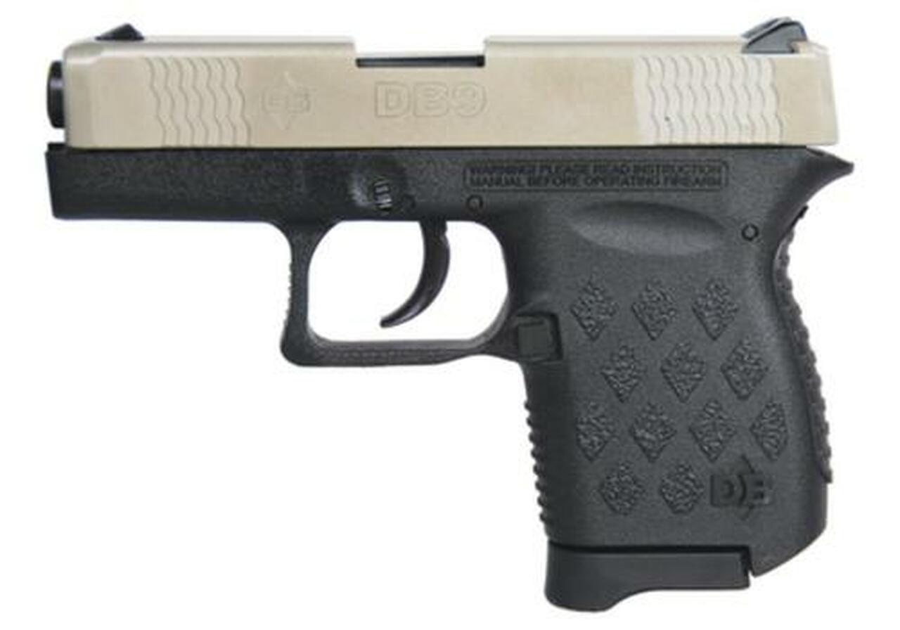 Diamondback Model DB9 9mm (9×19) 3 Inch Barrel Stainless Steel Slide Polymer Frame 6 Round
