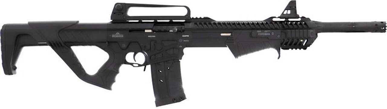 Dickinson Ermox Hybrid 12 Ga, 18.5″ Barrel, Breacher Choke, Hard Case, 2x5rd Mags