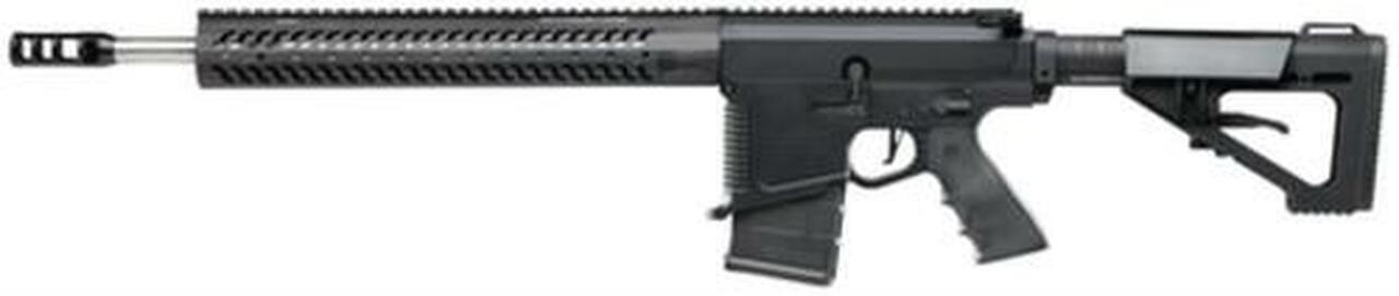 DoubleStar Star 10-B Rifle .308 Winchester 18″ Threaded Heavy Barrel 5/8×24 TPI Bullseye Muzzle Brake Hammer AR Stock Black 20rd
