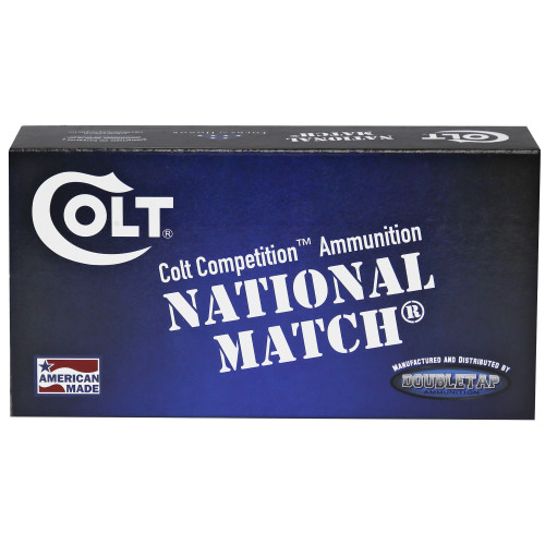 DoubleTap Colt National Match, 45 ACP, 230gr, FMJ, 50 round box