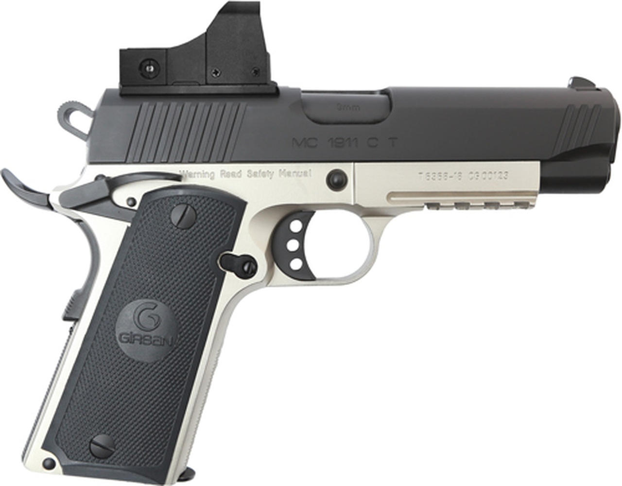 EAA Girsan MC1911C Commander 9mm, 4.4″ Barrel, Perry RDS, Two-Tone, 9rd