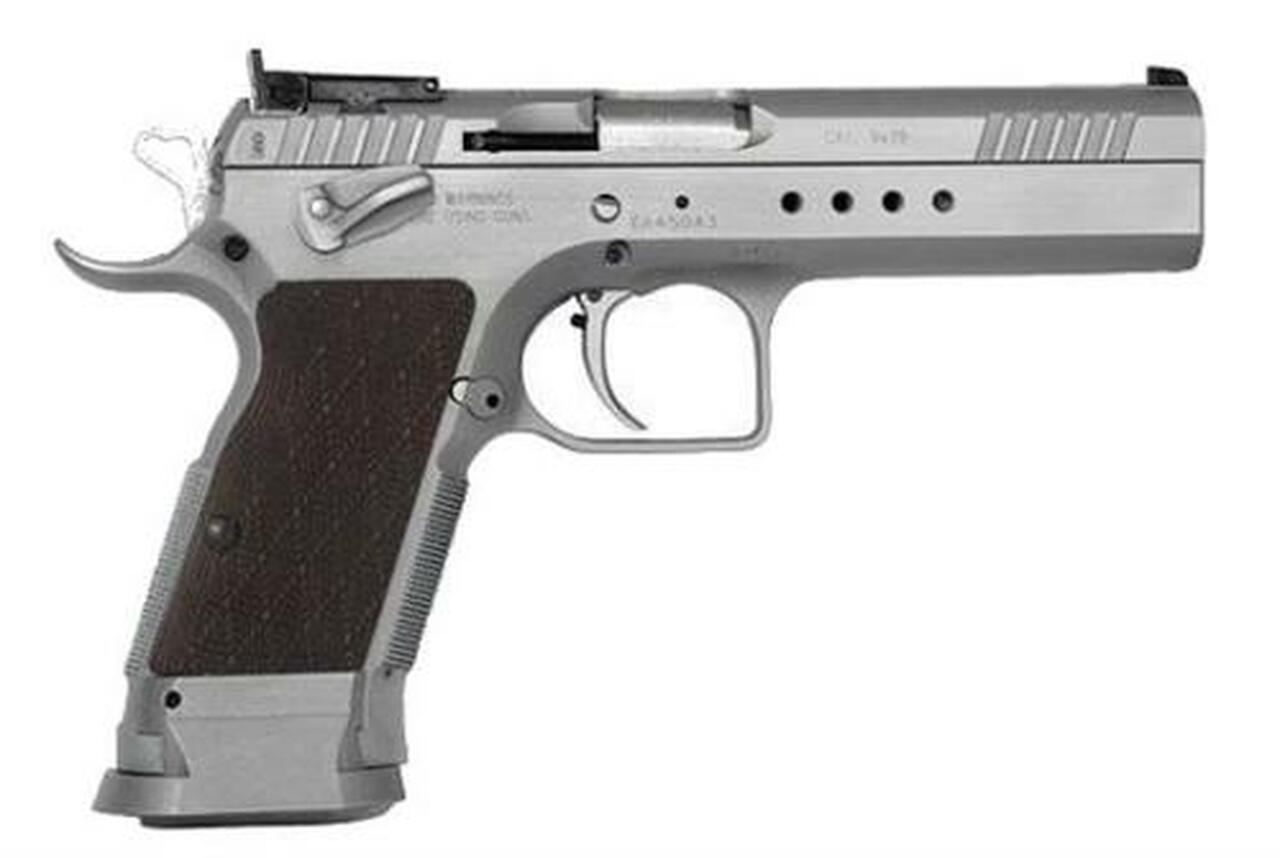 EAA Witness Elite Limited 40 S&W 4.75″ Barrel, Wood Grip Chrome Finish, 15rd