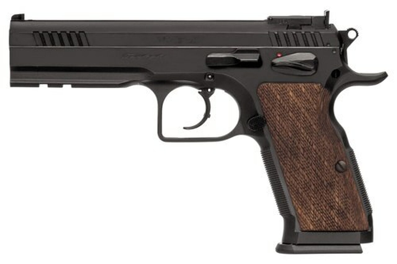 Eaa Witness Elite Stock 3, 45 ACP, 4.75″ Barrel, 10rd, Checkered Walnut Grip, Black