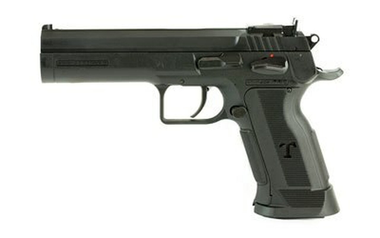 EAA Witness P Match 45 ACP, 4.75″ Barrel, Blued, Ambidextrous, 10rd