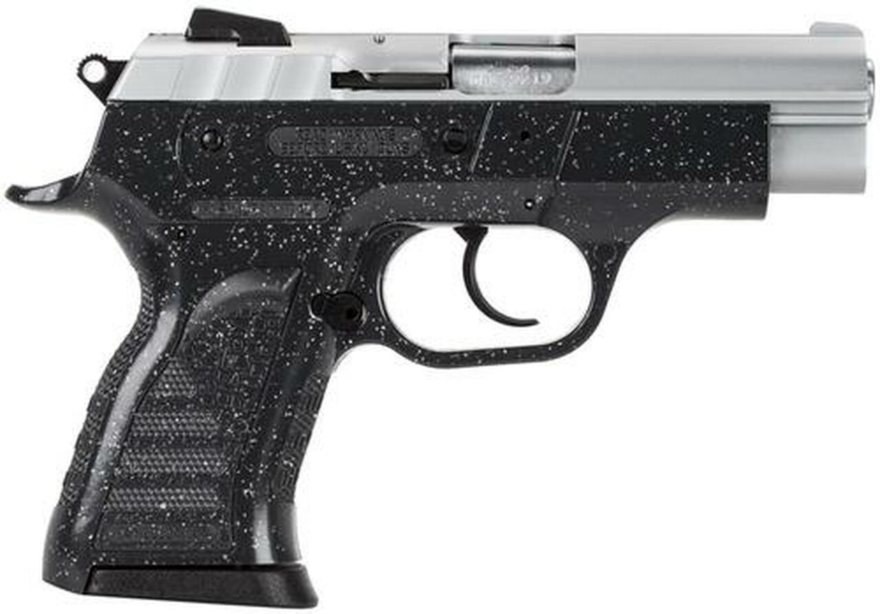 EAA Witness Pavona Poly Cmpt DA/SA 9mm 3.6″ Barrel, Ergo Grip Charcoal/Silver, 13rd