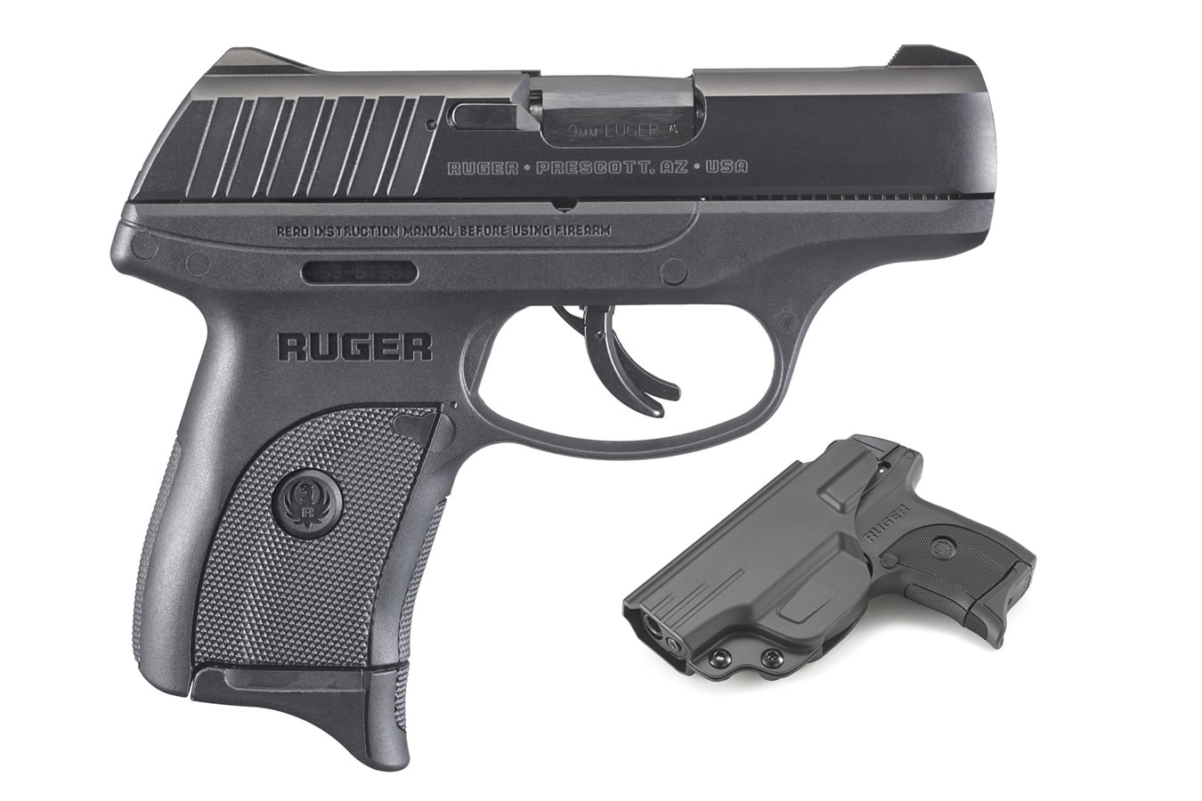 EC9s 9mm Striker-Fired Pistol with High-Tech Polymer IWB Holster