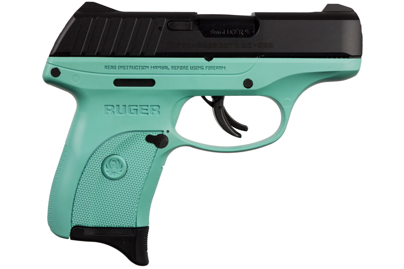 EC9s 9mm Striker-Fired Pistol with Turquoise Grip Frame