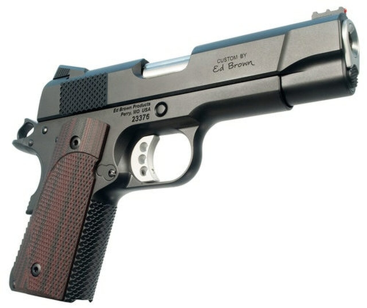 Ed Brown CCO LW 1911 9mm, 4.25″ Barrel, FOF Black VZ Grip, Black Gen4 Stainless Steel, 8rd