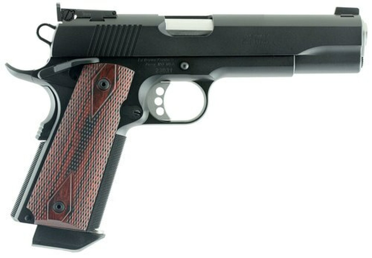 Ed Brown Executive Target Gen 4, 45 ACP, 5″, 7rd, Laminate Grips, Black, CA Compliant