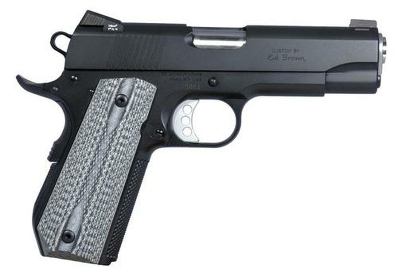 Ed Brown Special Forces Carry SOA 45 ACP 4″ Barrel7+1 Black/Gray G10 Grip Black Gen4