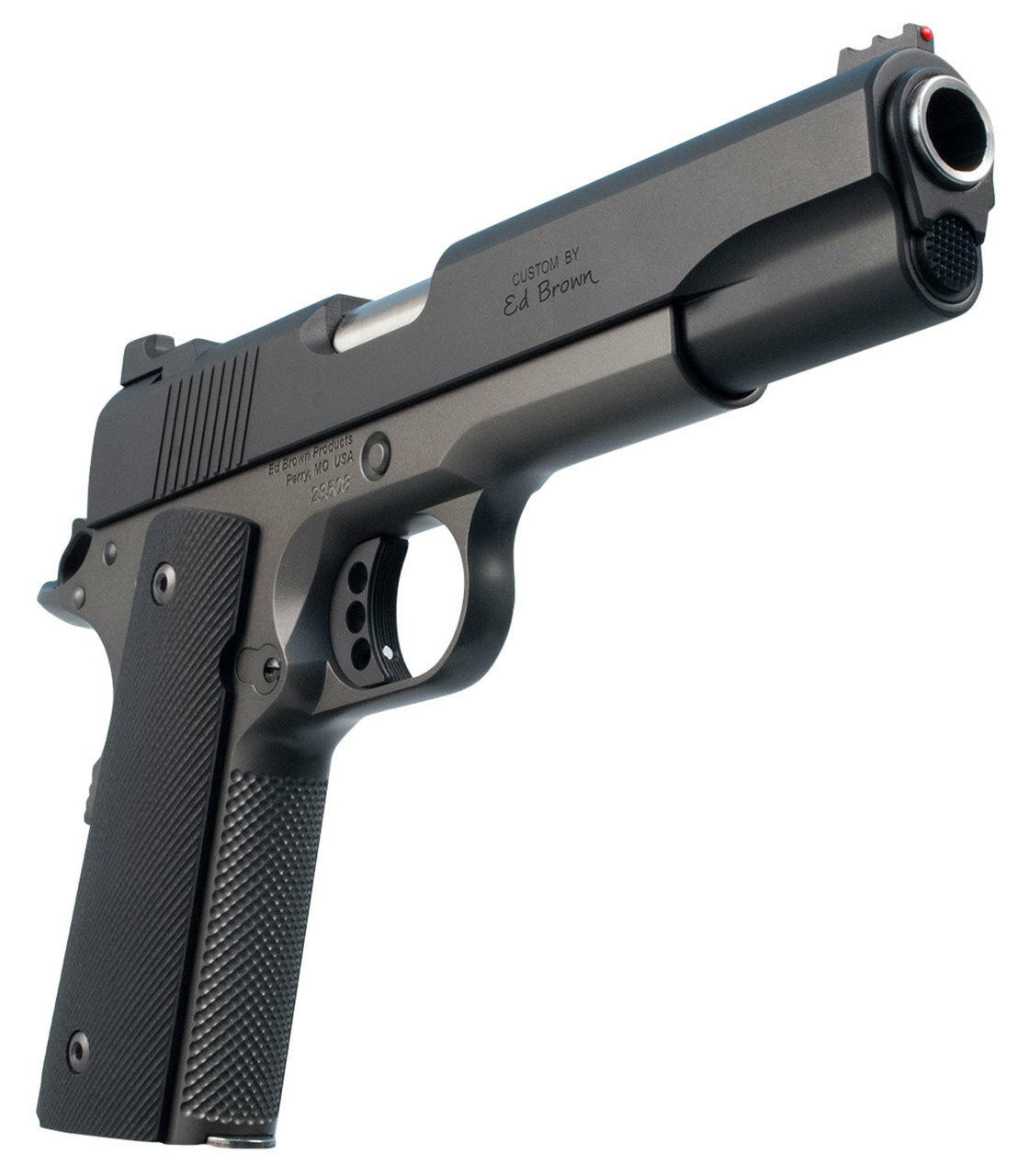 Ed Brown Special Forces Single 45 ACP 5″ Barrel, Black VZ Grip Stealth Gray Gen4 Frame Black Gen4, 7rd