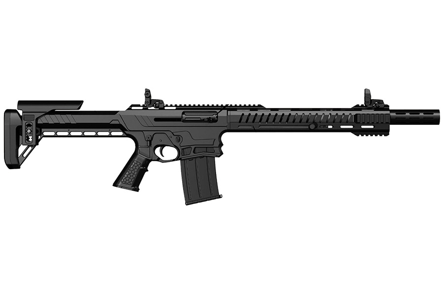 EVO-12 12 Gauge AR-12 Shotgun with 18.5 Inch Barrel and Black Finish