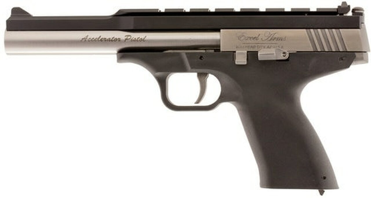Excel Accelerator Pistol MP-22 Double 22 (WMR) 6.5″ Barrel, Black Polymer Grip, 9rd