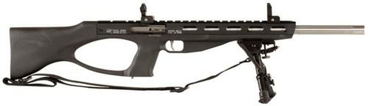 Excel Accelerator Rifle MR-22, .22 WMR, 18″, 9rd, Black Synthetic Stock